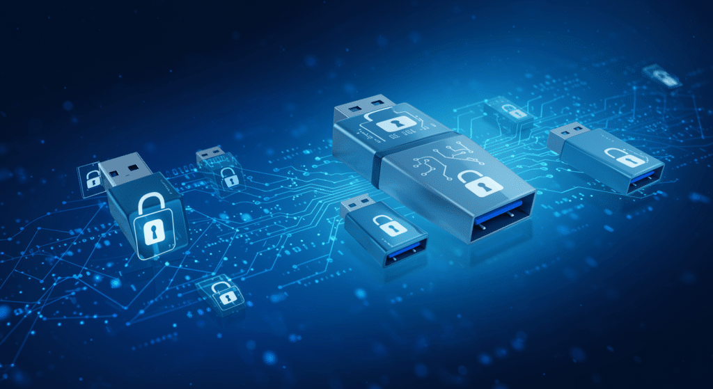 comment sécuriser physiquement les ports USB dans les PME