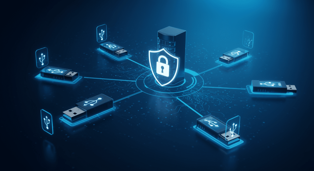 intégration de la gestion centralisée des périphériques USB